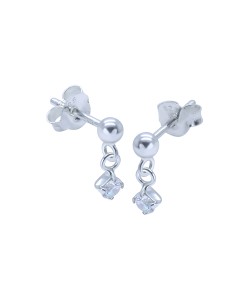 Silver Stud Earring STS-5703